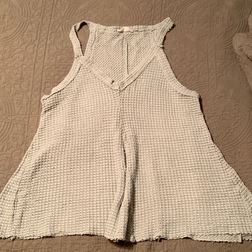 Green Altar’d State crochet tank, size L